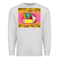 Dove Grey back to school custom name Premium Sweatshirt - Zillion Design Studio