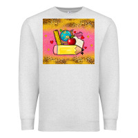 Oatmeal Heather back to school custom name Premium Sweatshirt - Zillion Design Studio