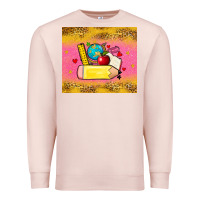 Pale Pink back to school custom name Premium Sweatshirt - Zillion Design Studio