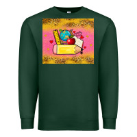 Sports Green back to school custom name Premium Sweatshirt - Zillion Design Studio