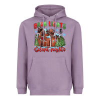 Lavender barn lights and silent nights Heavyweight Hoodie - MaliasSmallBusiness