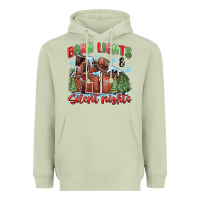 Matcha barn lights and silent nights Heavyweight Hoodie - MaliasSmallBusiness
