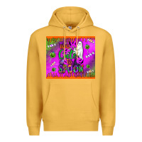 Mustard too cute to spook Premium Hoodie - BundleAndBundleShop