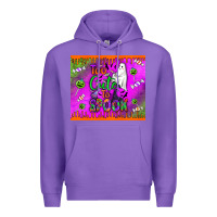 Purple too cute to spook Premium Hoodie - BundleAndBundleShop