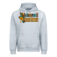 Heather Grey blessed mama Urban Hoodie - AdoDesignShop