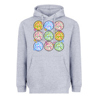 Heather Grey disco balls Heavyweight Hoodie - MaliasSmallBusiness