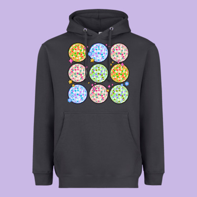Heavyweight Hoodie disco balls