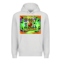 Dove Grey spooky teacher Premium Hoodie - BundleAndBundleShop