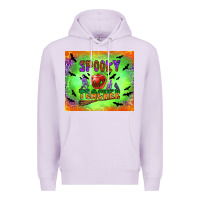 Lilac spooky teacher Premium Hoodie - BundleAndBundleShop