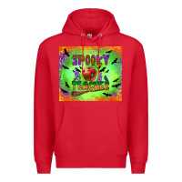 Red spooky teacher Premium Hoodie - BundleAndBundleShop