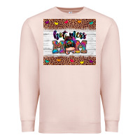 Pale Pink hot mess mom Premium Sweatshirt - Zillion Design Studio