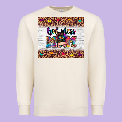 Premium Sweatshirt hot mess mom