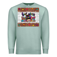 Seafoam hot mess mom Premium Sweatshirt - Zillion Design Studio