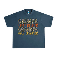 Midnight Navy grumpa like a regular grandpa only grumpier Urban Heavy Tee - Artiststas