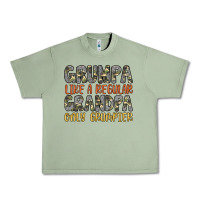 Oil Green grumpa like a regular grandpa only grumpier Urban Heavy Tee - Artiststas