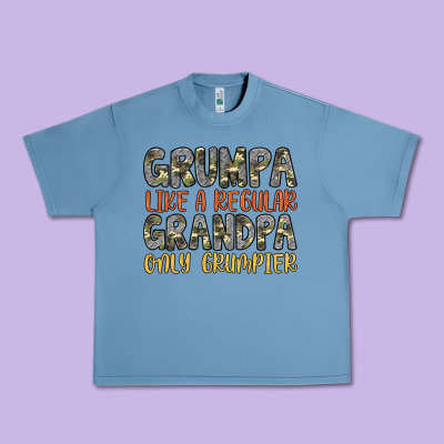 Grumpa Like A Regular Grandpa Only Grumpier Urban Heavy Tee Designed By Artiststas