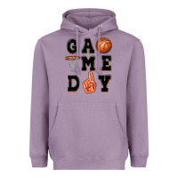 Lavender basketball game day Heavyweight Hoodie - MaliasSmallBusiness