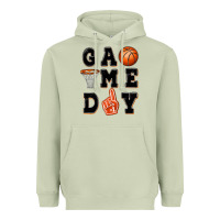 Matcha basketball game day Heavyweight Hoodie - MaliasSmallBusiness