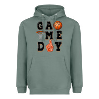 Sage basketball game day Heavyweight Hoodie - MaliasSmallBusiness