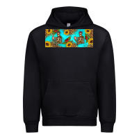 Black skeleton coffee and coffee plants 11 oz Urban Hoodie - Artiststas