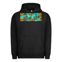 Pigment Black skeleton coffee and coffee plants 11 oz Urban Hoodie - Artiststas