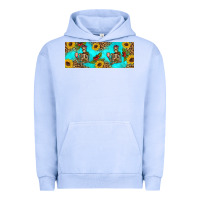 Pigment Grape Ice skeleton coffee and coffee plants 11 oz Urban Hoodie - Artiststas