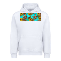 White skeleton coffee and coffee plants 11 oz Urban Hoodie - Artiststas