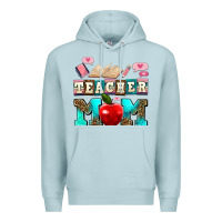 Blue Mist teacher mom Premium Hoodie - AdoDesignShop