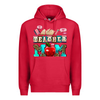 Cardinal teacher mom Premium Hoodie - AdoDesignShop