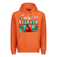 Carrot teacher mom Premium Hoodie - AdoDesignShop