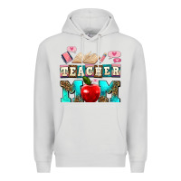 Dove Grey teacher mom Premium Hoodie - AdoDesignShop