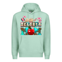 Seafoam teacher mom Premium Hoodie - AdoDesignShop