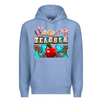 Colony Blue teacher mom Premium Hoodie - AdoDesignShop