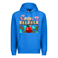True Royal teacher mom Premium Hoodie - AdoDesignShop
