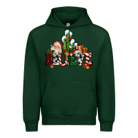 Forest Green believe christmas and santa Urban Hoodie - AdoDesignShop