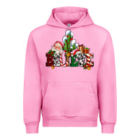 Fuchsia Pink believe christmas and santa Urban Hoodie - AdoDesignShop