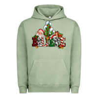 Pigment Oil Green believe christmas and santa Urban Hoodie - AdoDesignShop