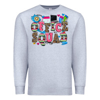 Heather Grey office squad Premium Sweatshirt - Zillion Design Studio