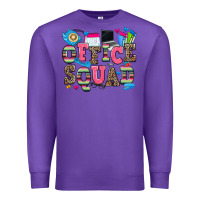 Purple office squad Premium Sweatshirt - Zillion Design Studio