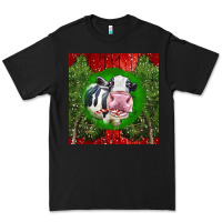 Black christmas holstein Premium Tee - LillyAllenDesigns