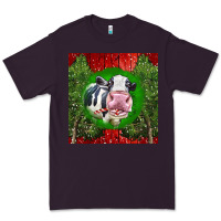 Plum christmas holstein Premium Tee - LillyAllenDesigns