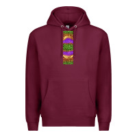 Burgundy halloween leopard Premium Hoodie - BundleAndBundleShop