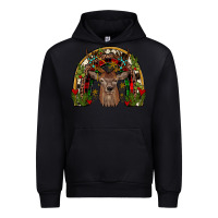 Black deer rainbow Urban Hoodie - JahusDesignShop