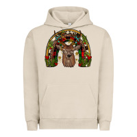 Pigment French Oak deer rainbow Urban Hoodie - JahusDesignShop