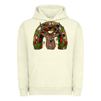 Pigment Pistachio deer rainbow Urban Hoodie - JahusDesignShop