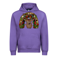 Tulip deer rainbow Urban Hoodie - JahusDesignShop