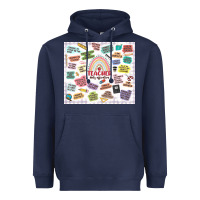 Navy teacher daily affirmations Heavyweight Hoodie - MaliasSmallBusiness