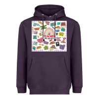 Plum teacher daily affirmations Heavyweight Hoodie - MaliasSmallBusiness
