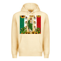 Pina Colada San Judas with Mexican Flag Premium Hoodie - JahusDesignShop