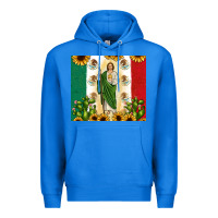 True Royal San Judas with Mexican Flag Premium Hoodie - JahusDesignShop